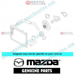 Mazda Genuino Embrague de Ventilador de Enfriamiento de Motor JE48-15-150C para 1995-1999 Mazda8 MPV [LV]