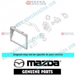Mazda Genuino Radiador JEA6-15-200 para 1995-2000 Mazda 929 [HE]