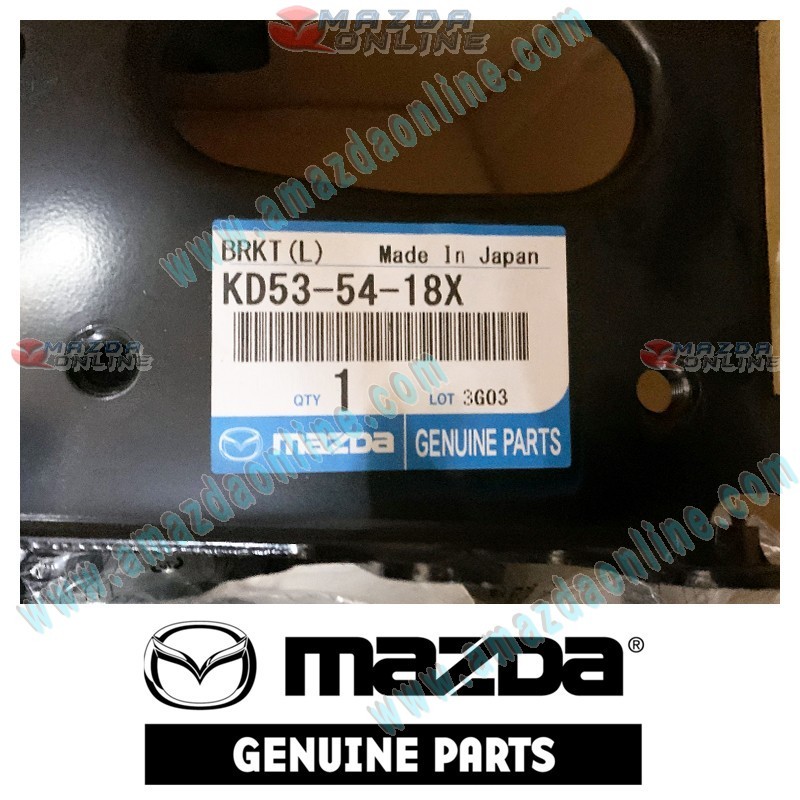 Mazda Genuino Soporte de Parachoques KD53-54-18X para 2013-2015 Mazda6 [GJ]