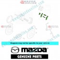 Mazda Genuino Juego de Clips Antirruido de Freno de Disco L2Y7-26-49Z para 2009-2012 Mazda CX-7 [ER]