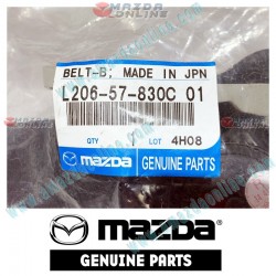 Mazda Genuino Cinturon de Seguridad Trasero No.2 L206-57-830C-01 para 2008-2012 Mazda8 [LY]