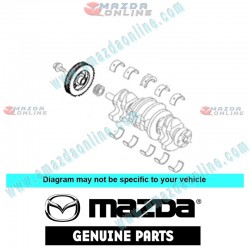 Mazda Genuine Crankshaft Pulley L323-11-400B fits 02-04 MAZDA6 [GG, GY] L323-11-400B