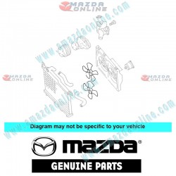 Mazda Genuine Engine Cooling Fan LF17-15-140A fits 02-04 MAZDA6 [GG, GY]