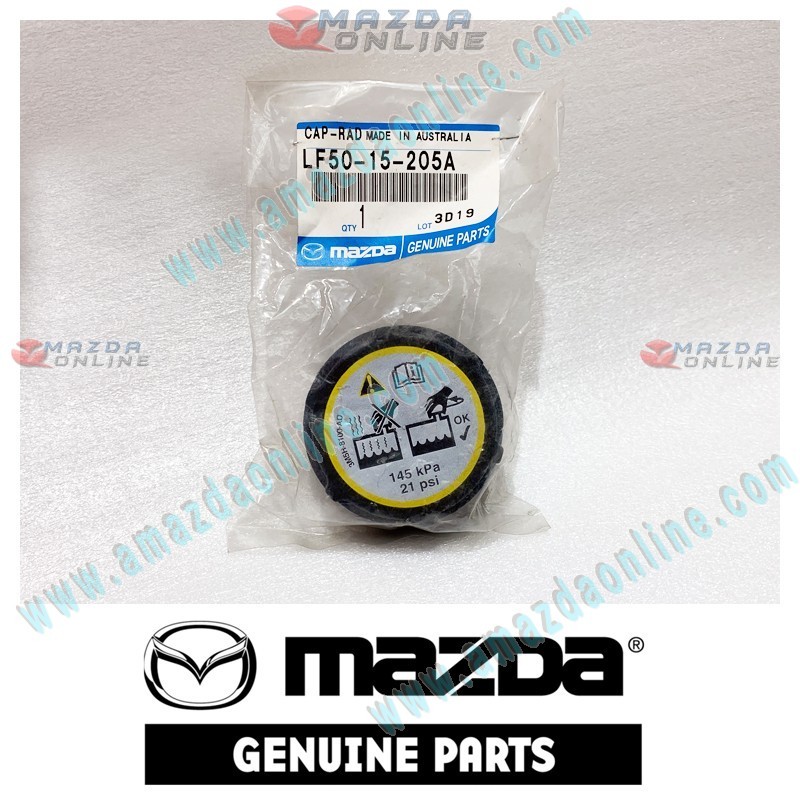 Mazda Genuino Tapa de Deposito de Refrigerante LF50-15-205A para 2003-2012 Mazda3 [BK,BL]