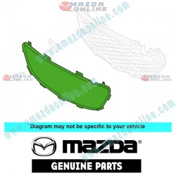 Mazda Genuino Moldura de Malla de Parrilla de Parachoques Delantero NH53-50-1T2A para 2005-2015 Mazda MX-5 Miata [NC]