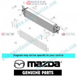 Mazda Genuino Intercooler SHBH-13-565 para 2017-2019 Mazda CX-5 [KF] SkyActiv-D