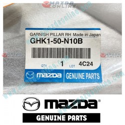 Mazda Genuine Pillar Garnish GHK1-50-N10B fits 13-23 MAZDA6 [GJ, GL]