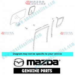 Mazda Genuine Right Vent Glass L208-72-661 fits 06-12 MAZDA8 [LY]