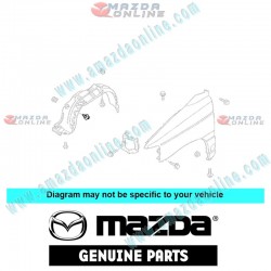 Mazda Genuino Tornillo 9073-40-512B