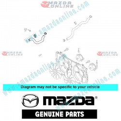 Mazda Genuine Radiator Water Hose PE11-15-18XB fits 13-15 MAZDA6 [GJ] PE11-15-18XB