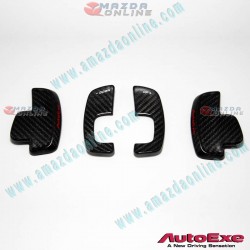 AutoExe Carbon Fibre Steering Shift Paddle fits 2023-2024 Mazda CX-90 [KK] A138320