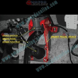 AutoExe Brake Pedal Brace fits 15-24 Mazda CX-3 [DK]