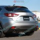 AutoExe Stainless Steel Exhaust Muffler Tip fits 13-18 Mazda3 [BM,BN] Hatchback