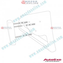 AutoExe Juego de Protectores de Rodilla para 2016-2025 Mazda Miata RF MX-5 [NDRF]