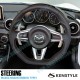 Kenstyle Flat Bottomed Leather with double stitching Steering Wheel fits 15-24 Miata [ND]