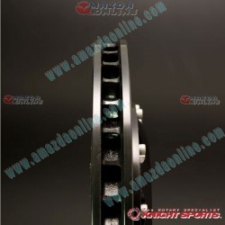 KnightSports Kit de Frenos Deportivos 6-POT con Caliper Cromado 2020-2025 Mazda CX-30 [DM]