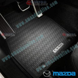 Mazda JDM Waterproof Rubber Black Floor Mats fits 22-24 Mazda CX-60 [KH]