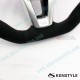Kenstyle Flat Bottomed Suede with double stitching Steering Wheel fits 15-24 Miata [ND]