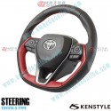 Kenstyle Flat Bottomed Nappa Leather Steering Wheel fits 19-24 Toyota Corolla [NRE, ZRE] TD03