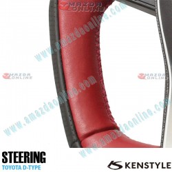 Kenstyle Flat Bottomed Nappa Leather Steering Wheel fits 19-24 Toyota Corolla Touring [NRE, ZRE] TD03