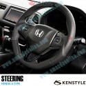 Kenstyle Volante de Fondo Plano de Cuero para 2013-2024 Honda Fit Hybrid [GP]
