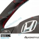 Kenstyle Volante de Fondo Plano de Cuero para 2015-2022 Honda Shuttle [GK]