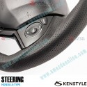 Kenstyle Volante de Fondo Plano de Cuero para 2015-2022 Honda Shuttle Hybrid [GP]