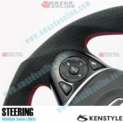 Kenstyle Volante de Fondo Plano de Gamuza para 2015-2022 Honda S660 [JW5]
