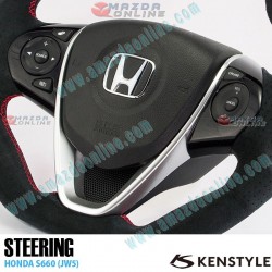 Kenstyle Volante de Fondo Plano de Gamuza para 2015-2022 Honda S660 [JW5]
