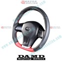 Damd Flat Bottomed Leather Formula Style Steering Wheel fits 12-14 Subaru Legacy [BM,BR] SS360-D