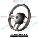 Damd Volante Deportivo de Fondo Plano de Cuero para 2009-2012 Subaru Legacy [BM,BR]