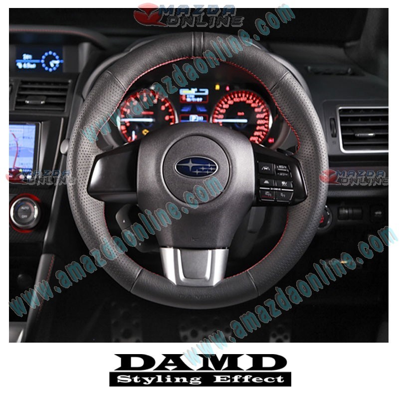 Damd Volante Deportivo de Cuero para 2014-2021 Subaru WRX STI,S4 [VAB,VAG]