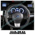 Damd Volante Deportivo de Fondo Plano de Cuero para 2014-2021 Subaru WRX STI,S4 [VAB,VAG]