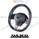 Damd Volante Deportivo de Fondo Plano de Cuero para 2014-2021 Subaru WRX STI,S4 [VAB,VAG]