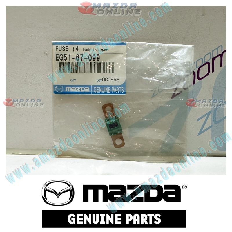 Mazda Genuino Fusible Multiusos 40A EG51-67-099 para 2006-2012 Mazda3 [BK]