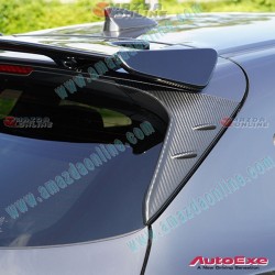 AutoExe Matte Carbon-Pattern Rear Window Side Fin Set fits 22-25 Mazda CX-60 [KH] KHA1-V4-950