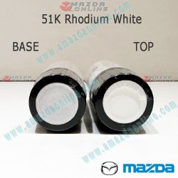 Mazda Japan Original Pintura de Retoque 51K Rhodium White