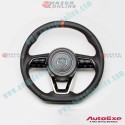 AutoExe Flat Bottom Leather Steering Wheel fits 24-25 Mazda CX-70 [KJ] MKJ137003