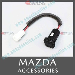 Mazda Accessories vKit de carga USB para asientos traseros con cables de instalacion para 15-18 Mazda CX-3 [DK]