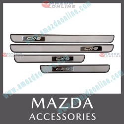 Genuine Mazda Aluminium Scuff Plates Kit fits 2016-2023 Mazda CX-9 [TC]