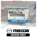 Mazda Genuino Placa de Nombre Mazda Trasera BP4K-51-710A para 2003-2008 Mazda3 [BK]