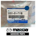 Mazda Genuino Placa de Nombre Mazda Trasera D201-51-711B para 1996-2002 Mazda 121 [DW]