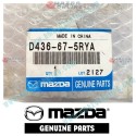 Mazda Genuino Juego de Transmisor de Entrada sin Llave D436-67-5RYA para 2003-2005 Mazda3 [BK]