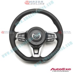 AutoExe Nappa Leather Steering Wheel fits 15-25 Mazda MX-5 Miata [ND NE]