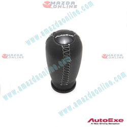 AutoExe Nappa Leather Long Shift Knob light gray stiting