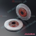 AutoExe Rear Brake Rotor Replacement Disc Set fits 03-12 RX-8 [SE3P]