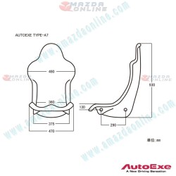 AutoExe Full Bucket Seat Type A7 Right fits Mazda MX-5 Miata [ND NE]