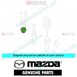 Mazda Genuino Cojinete de Amortiguador Delantero C273-34-38XB para 2010-2018 Mazda5 [CW]