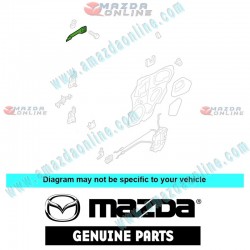 Mazda Genuino Manija Exterior G22C-59-410P-80 para 2002-2006 Mazda6 [GG,GY]