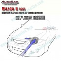AutoExe Sistema de Admision de Aire de Fibra de Carbono compatible con modelo 02-08 Mazda6 [GG]